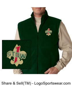 Troop 1 Stow Fleece Vest Design Zoom